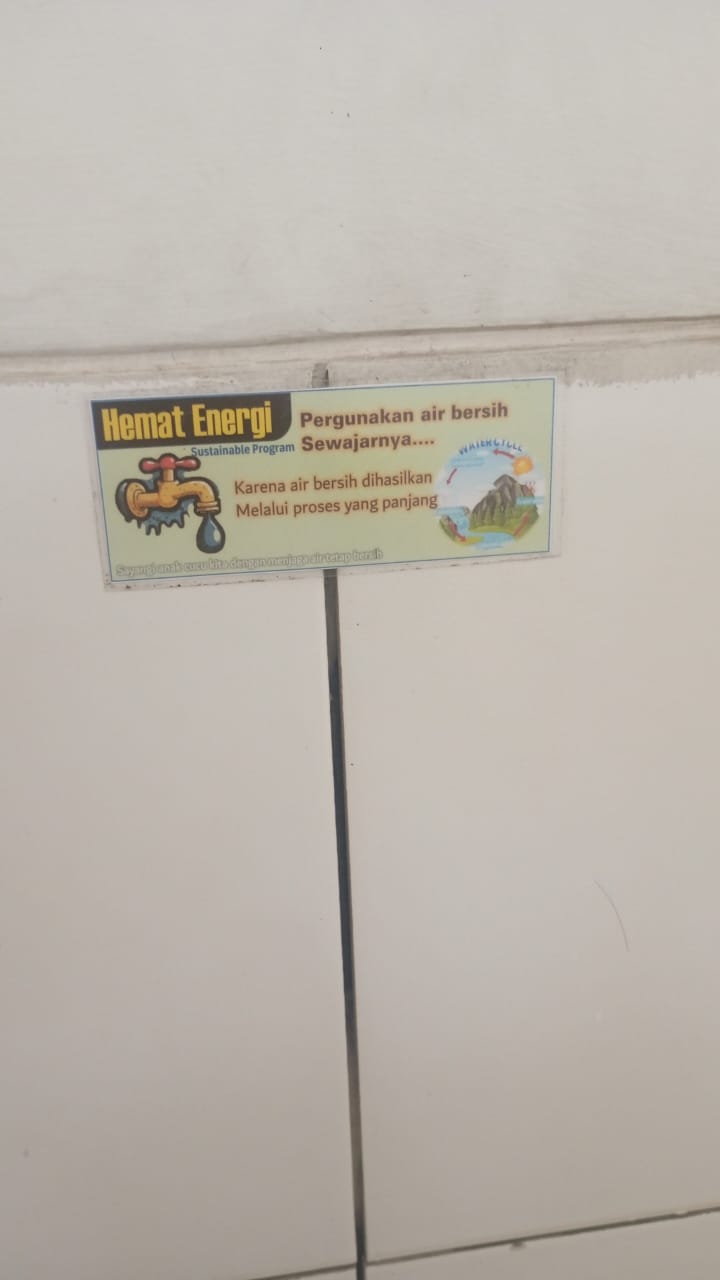 Contoh Sticker Ajakan Hemat AIR