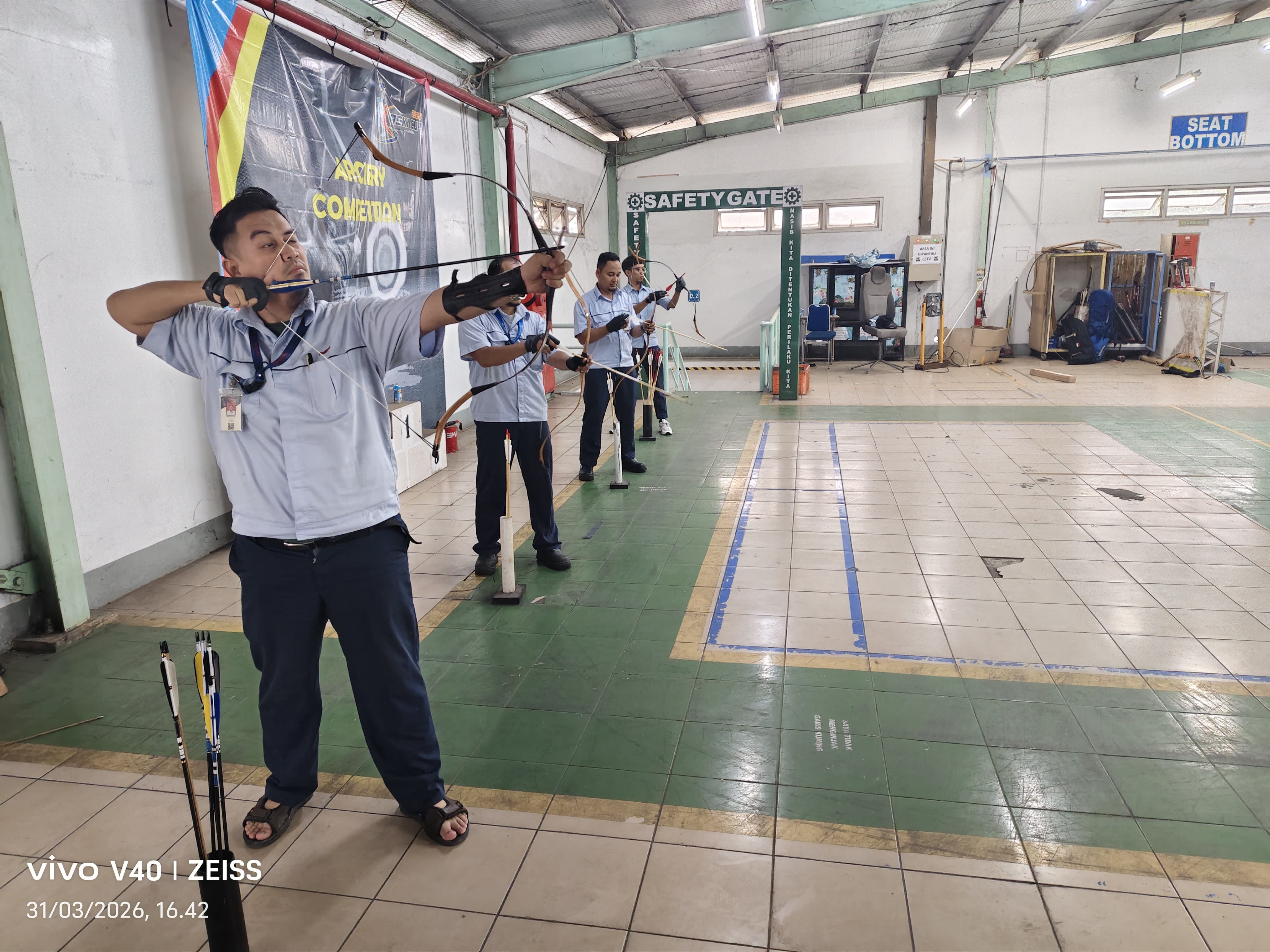 Team Archery ASKI sedang Latihan 