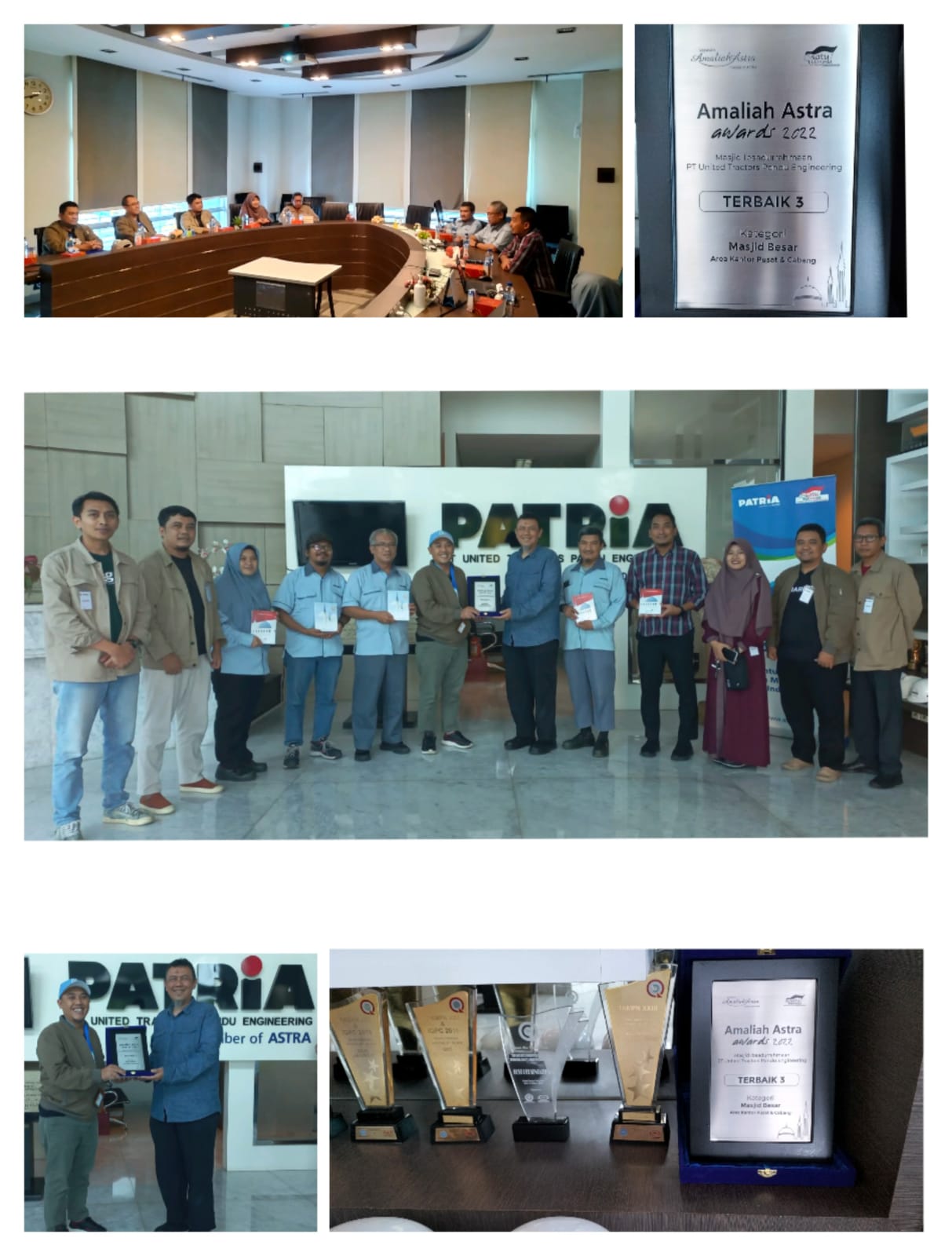 Sesi Foto Penyerahan Plakat Amaliah Astra Award