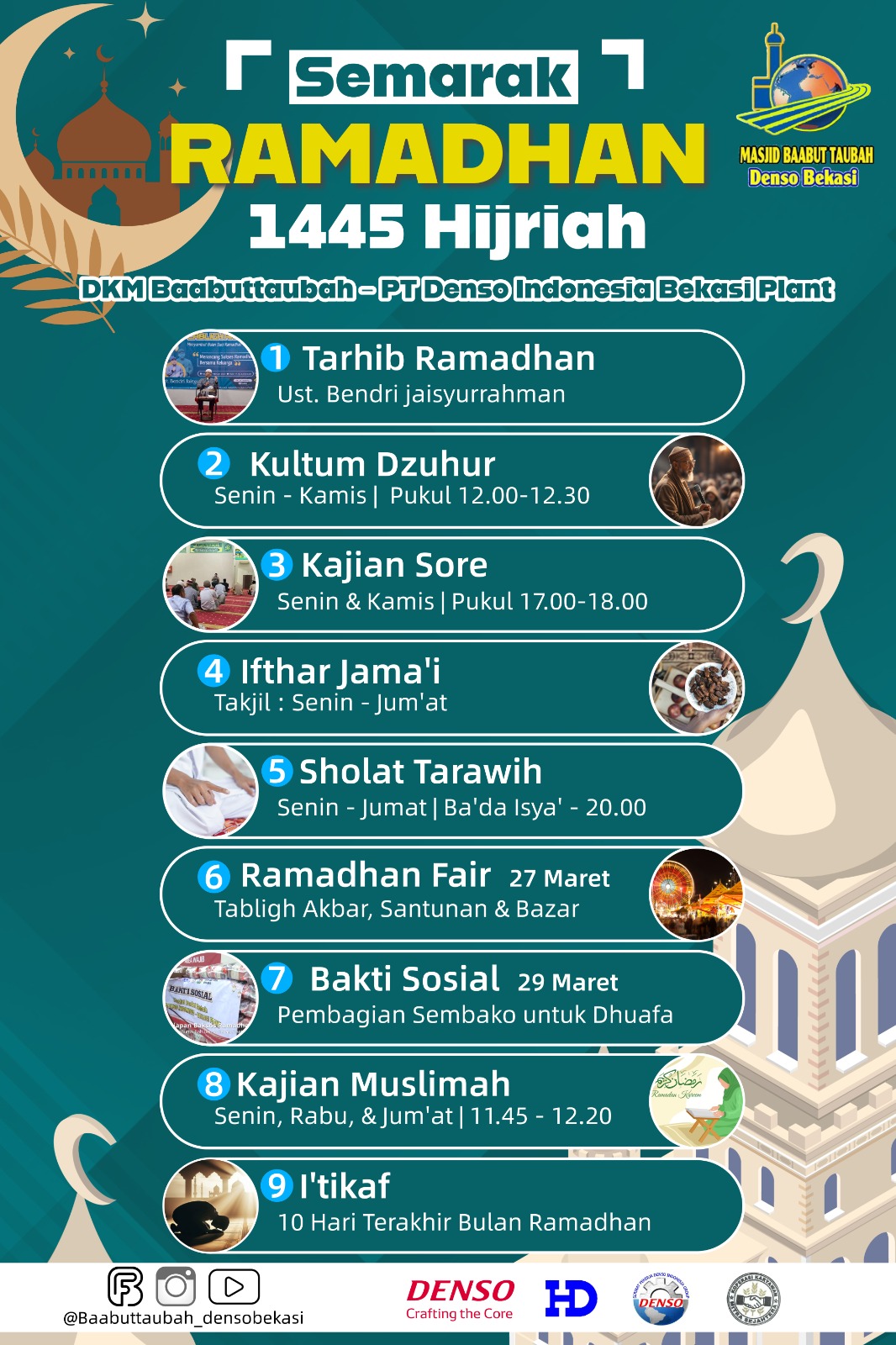 Semarak Ramadhan 1445H DKM Baabut Taubah