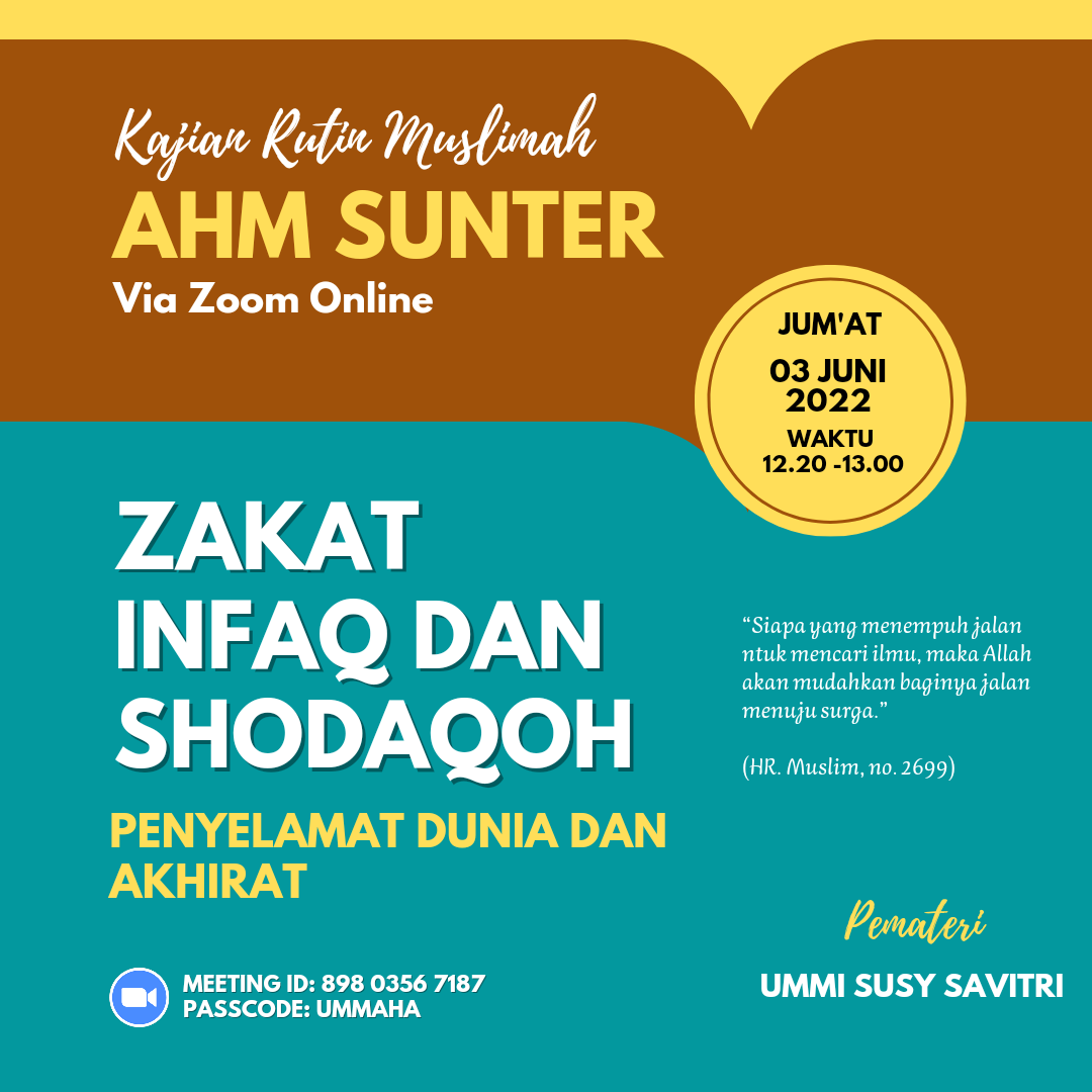 Kajian Rutin Muslimah AHM Sunter
