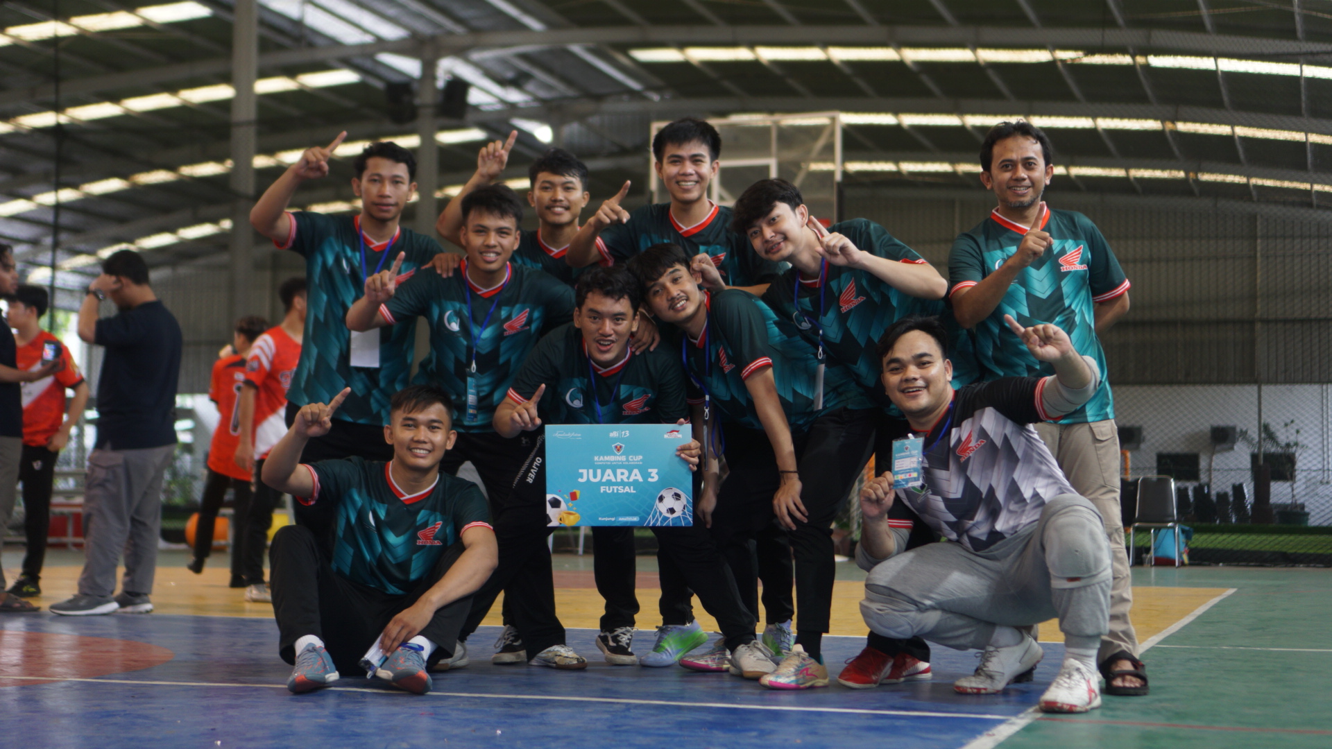 Alhamdulillah Tim Futsal AHM berhasil merah Juara ke 3 Kambing Cup AGI-13 2023