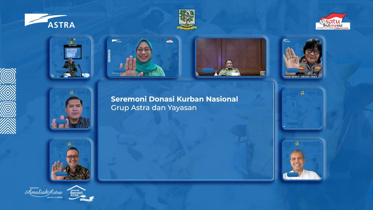 Simbolis virtual penyerahan hewan kurban 2022