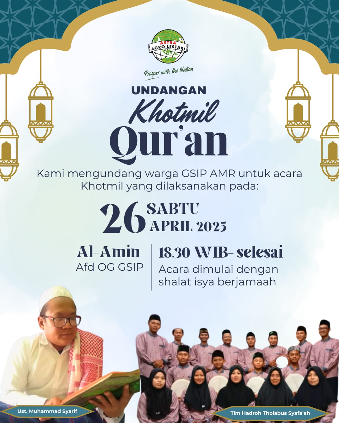 Rutinan qotmil qur'an PT GSIP