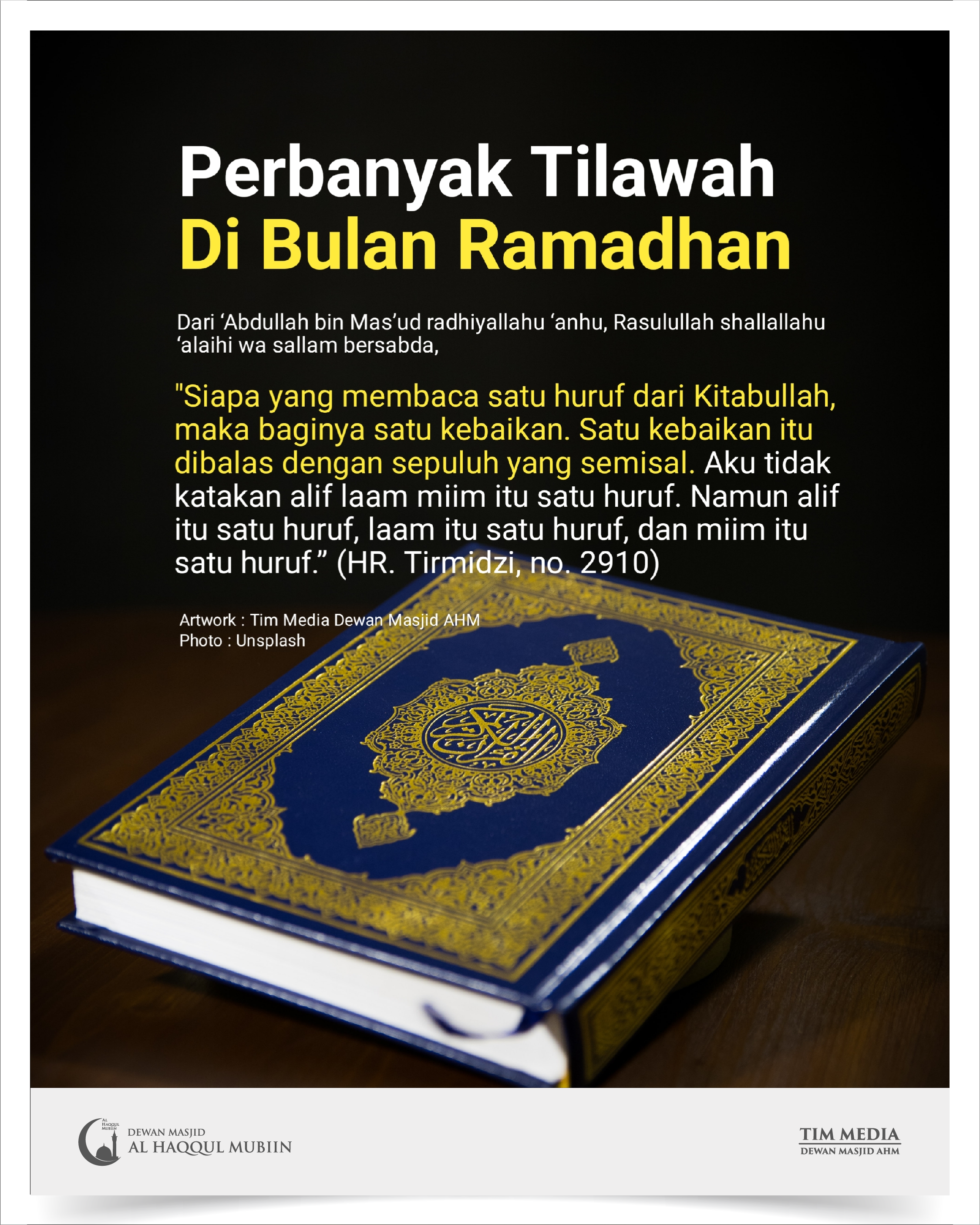 009 | Perbanyak Tilawah Di Bulan Ramadhan