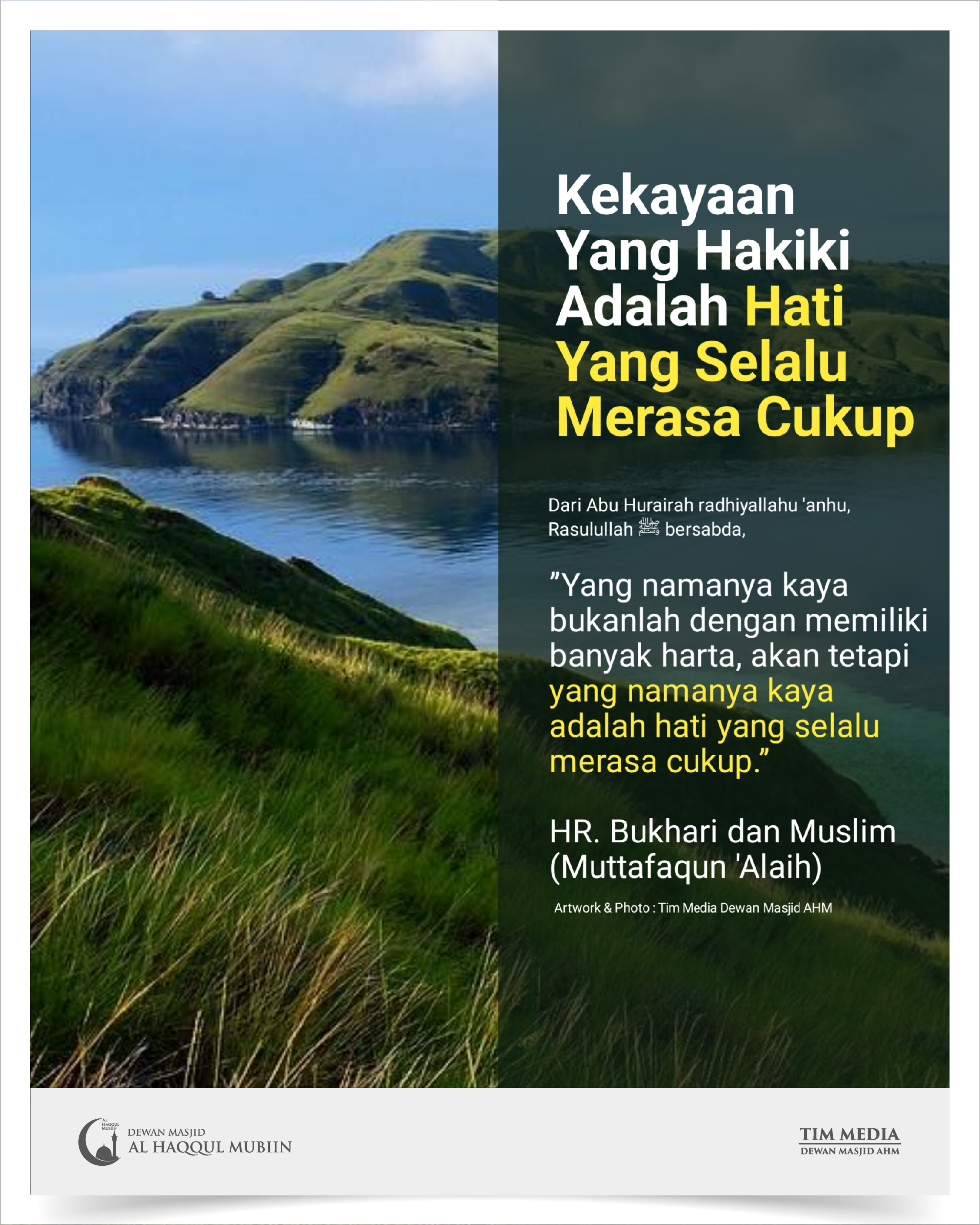 036 | Kekayaan Yang Hakiki Adalah Hati Yang Selalu Merasa Cukup