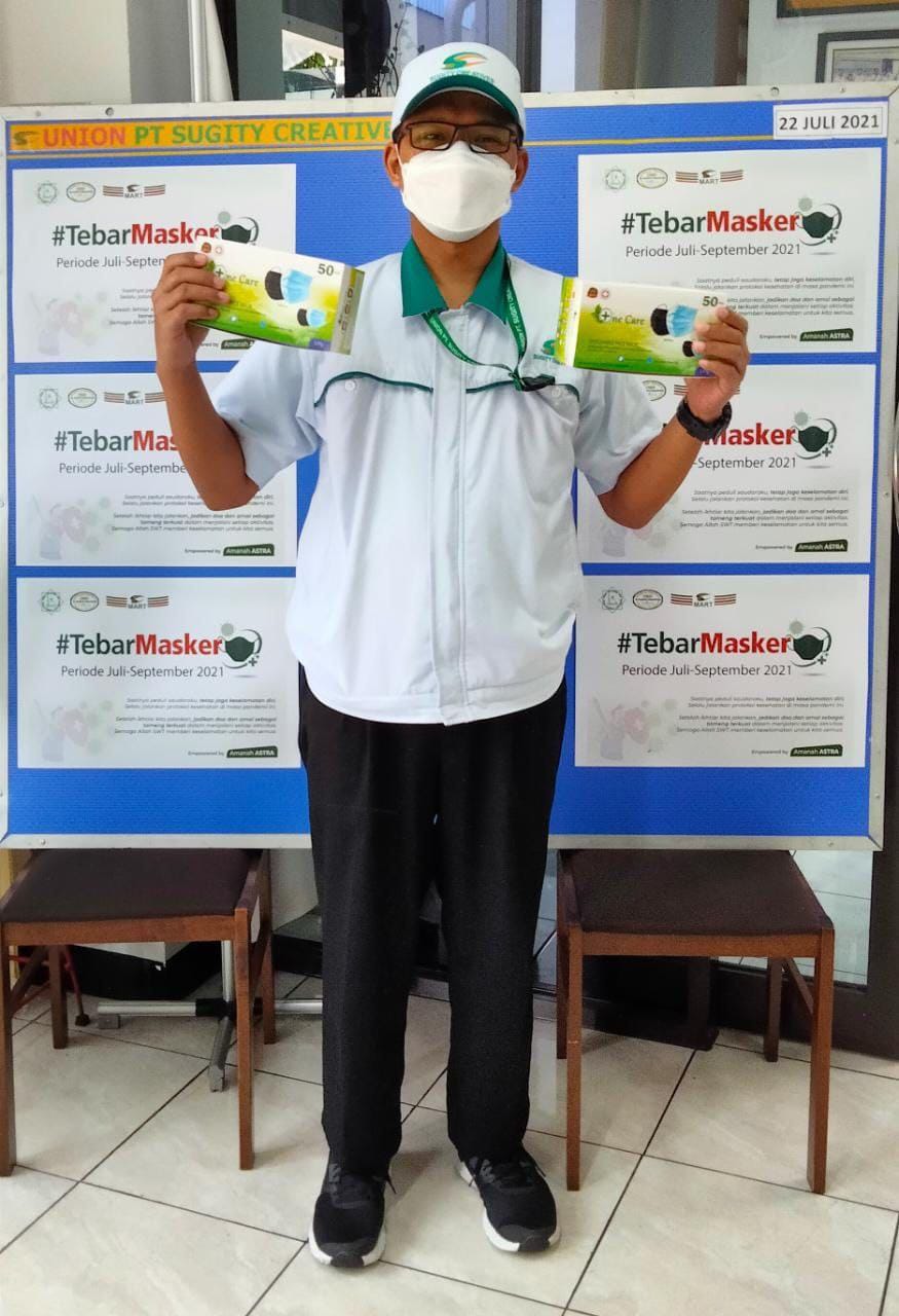 Tebar Masker DKM PT Sugity