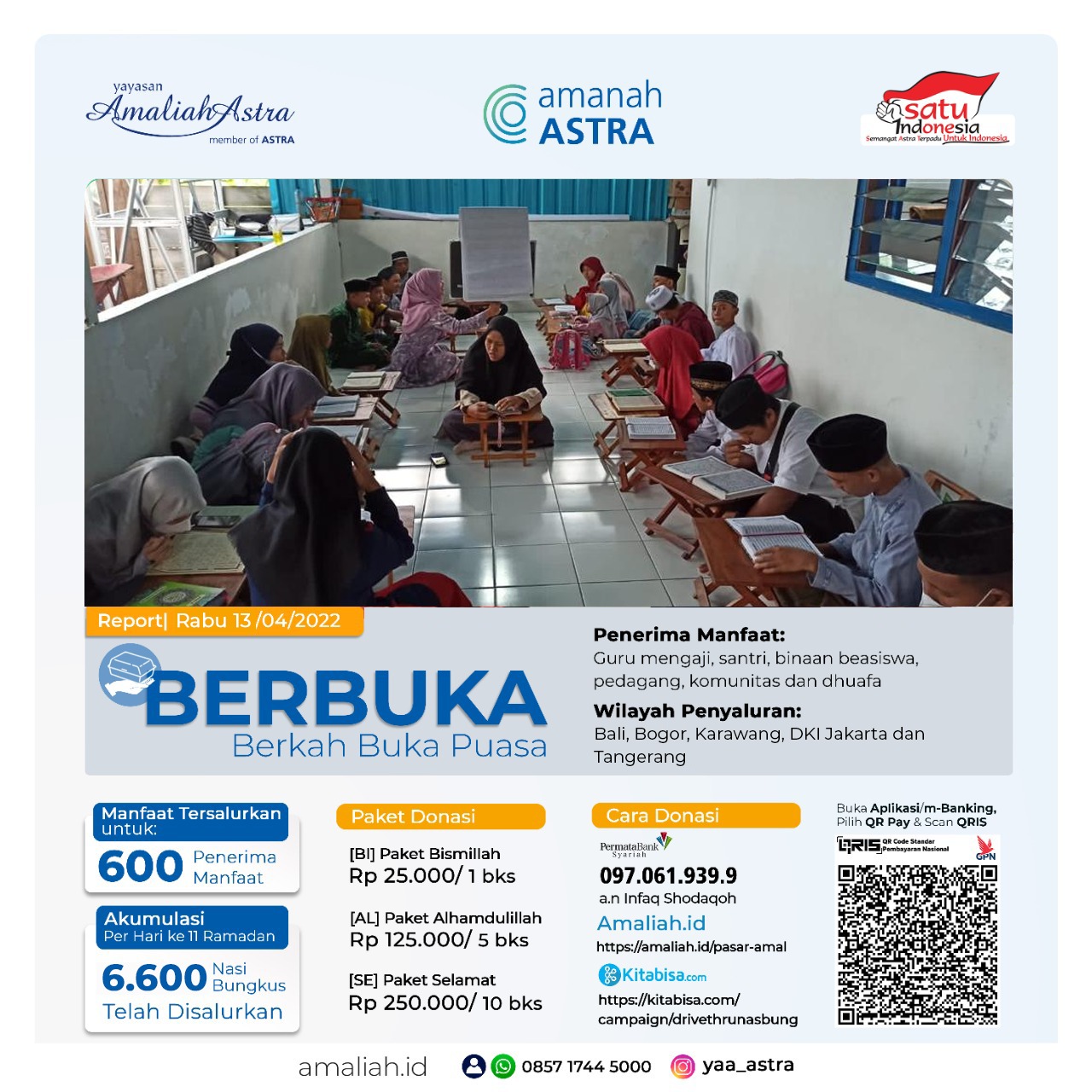 Penyaluran Nasi Bungkus