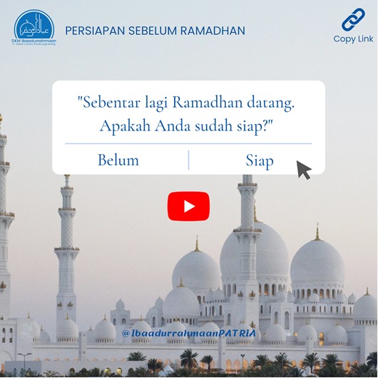 Persiapan Sebelum Ramadhan