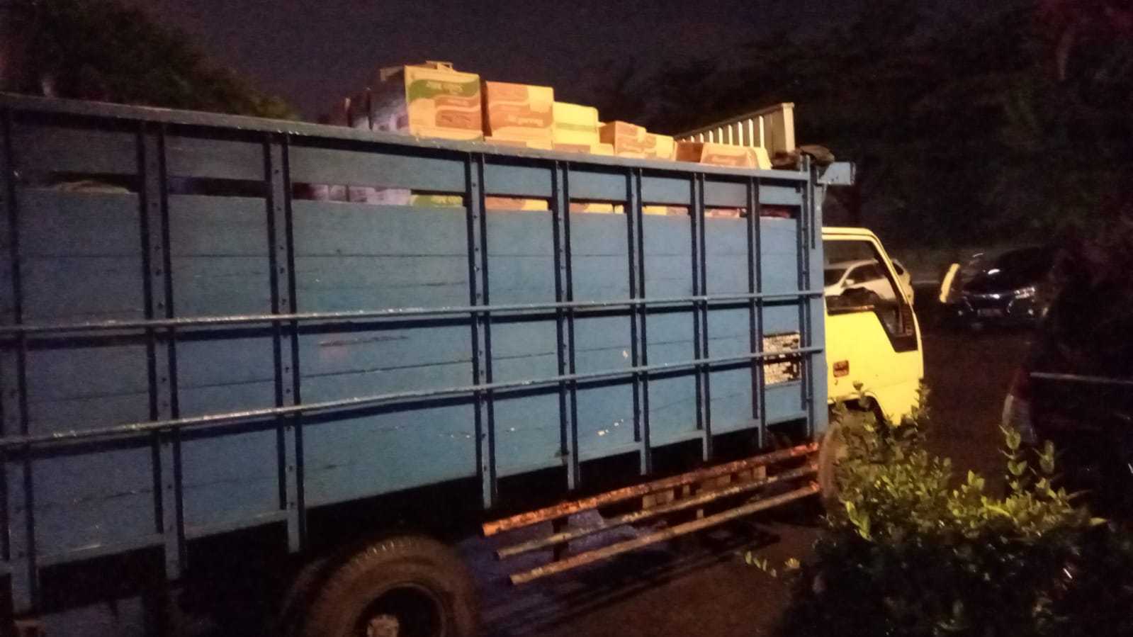 Pengangkutan paket sembako