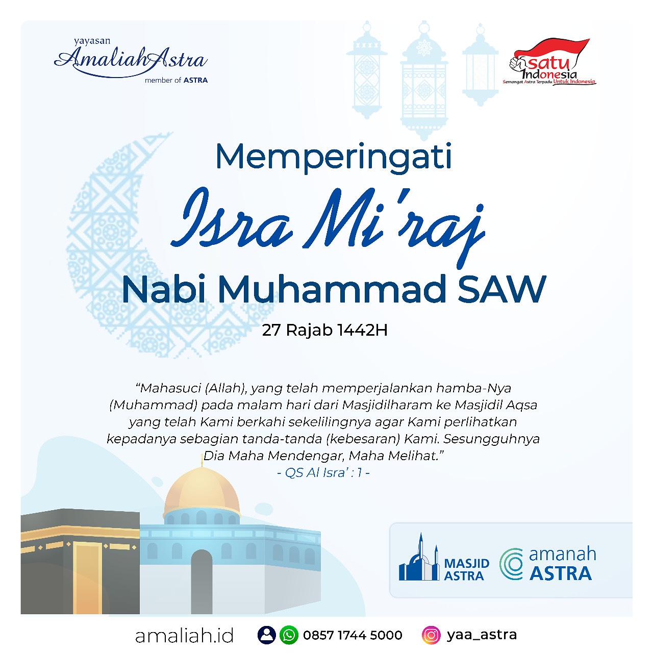 Hurup Bergerak Selamat Datang Bulan Rajab 1442 H ...